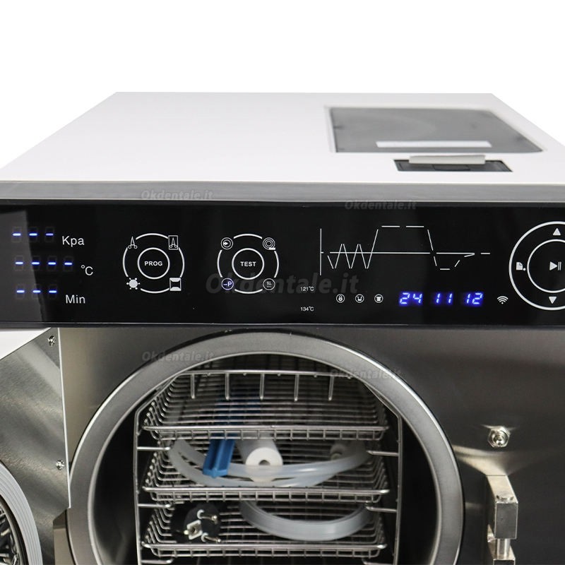 Autoclave per sterilizzazione a vapore dentale SDM 18L/23L Classe B con stampante